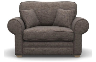 Heart of House Chedworth Fabric Cuddle Chair - Shale